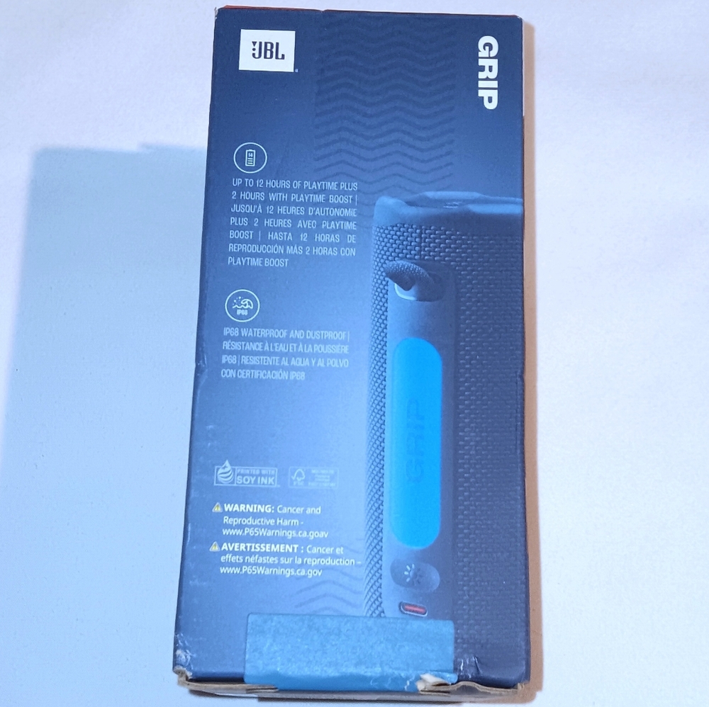 JBL Bluetooth Speaker - Blue and Orange - Picture 5 of 6